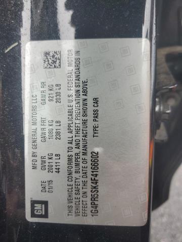 2015 BUICK VERANO CON 1G4PR5SK4F4166602