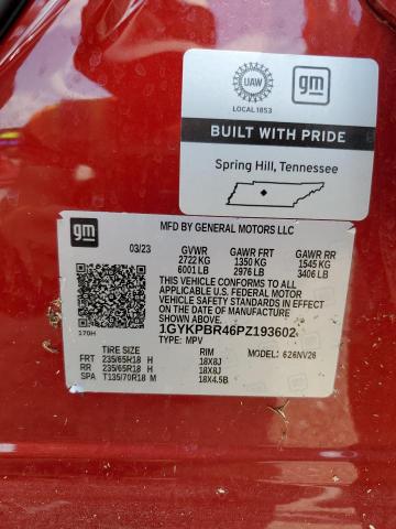 2023 CADILLAC XT6 LUXURY - 1GYKPBR46PZ193602