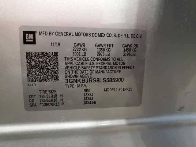 2020 CHEVROLET BLAZER 3LT - 3GNKBJRS8LS585900