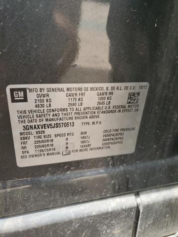 2018 CHEVROLET EQUINOX PR - 3GNAXVEV5JS570613