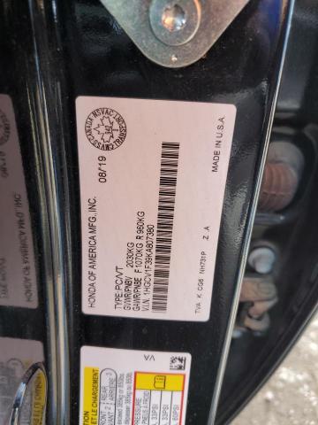 2019 HONDA ACCORD SPO - 1HGCV1F39KA807380