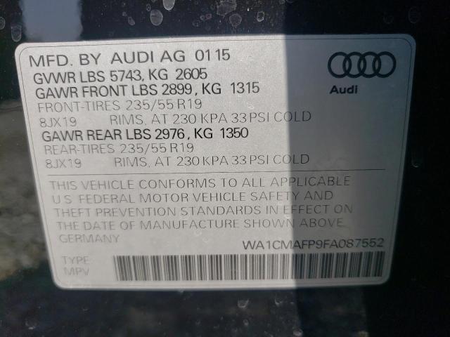 VIN WA1CMAFP9FA087552 2015 Audi Q5, Tdi Premium Plus no.13