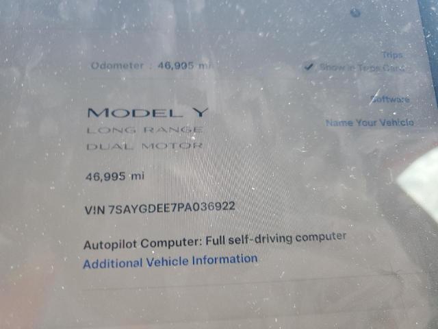2023 TESLA MODEL Y - 7SAYGDEE7PA036922