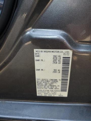 2022 NISSAN ALTIMA SR - 1N4BL4CV2NN387066