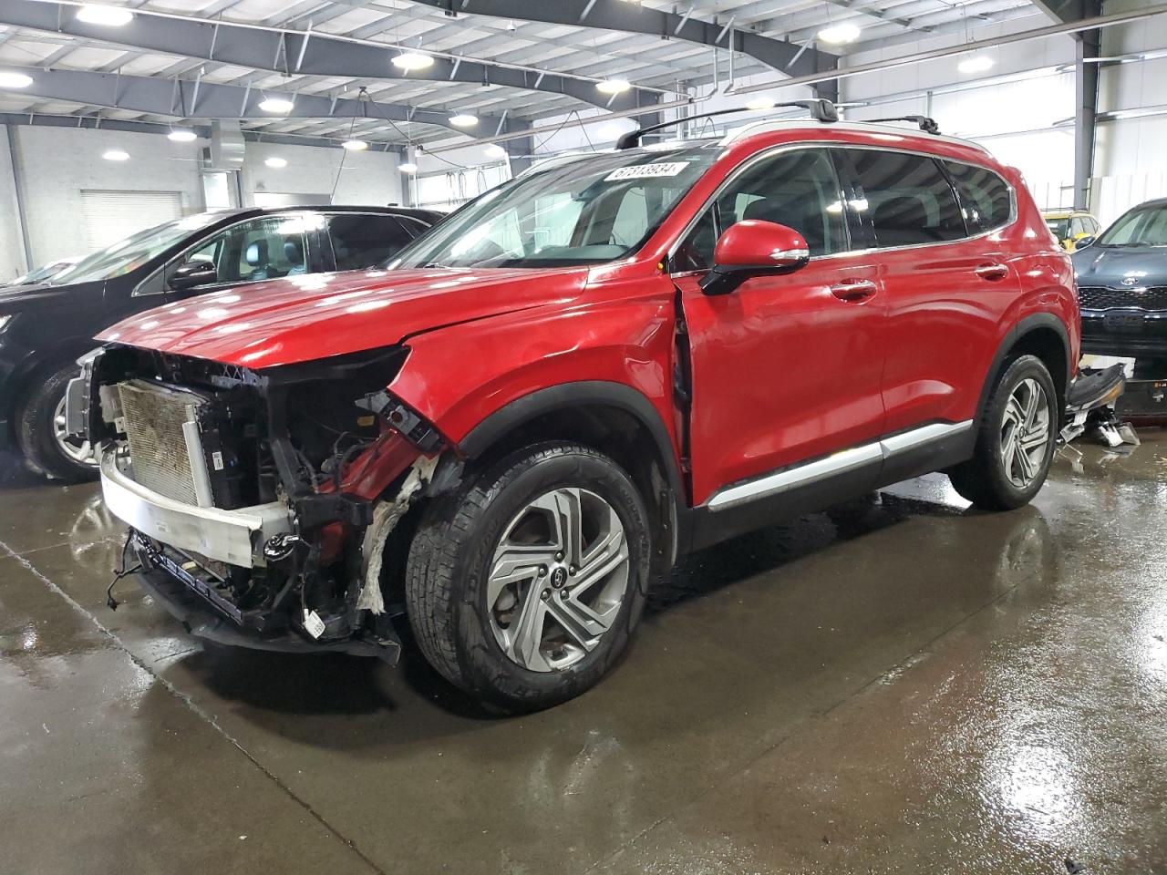 Lot #2935927935 2021 HYUNDAI SANTA FE S