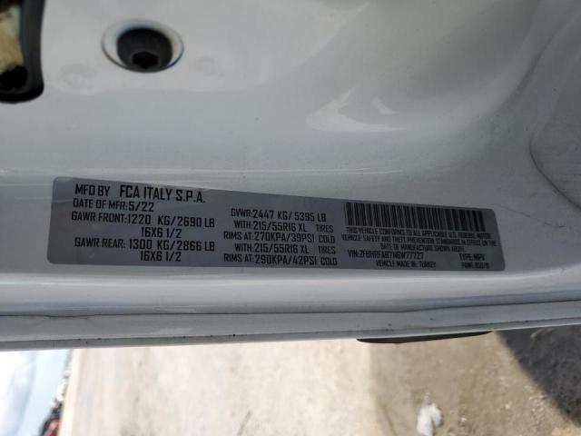 2022 RAM PROMASTER - ZFBHRFAB7N6W77727