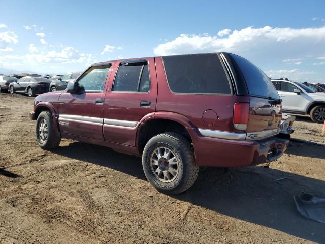 GMC JIMMY / EN 2000 burgundy  gas 1GKDT13W3Y2268110 photo #3