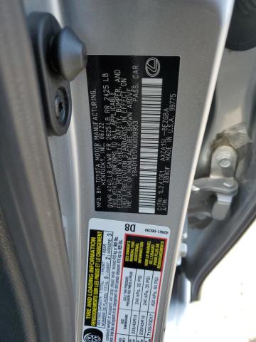 2022 LEXUS ES 250 BAS 58AD11D17NU009953