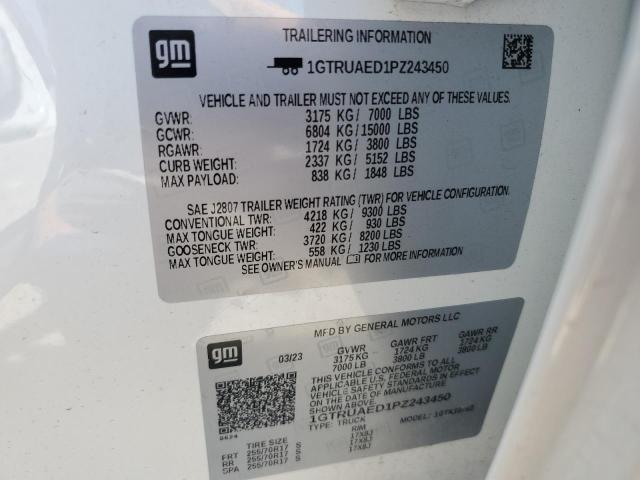 2023 GMC SIERRA K15 - 1GTRUAED1PZ243450