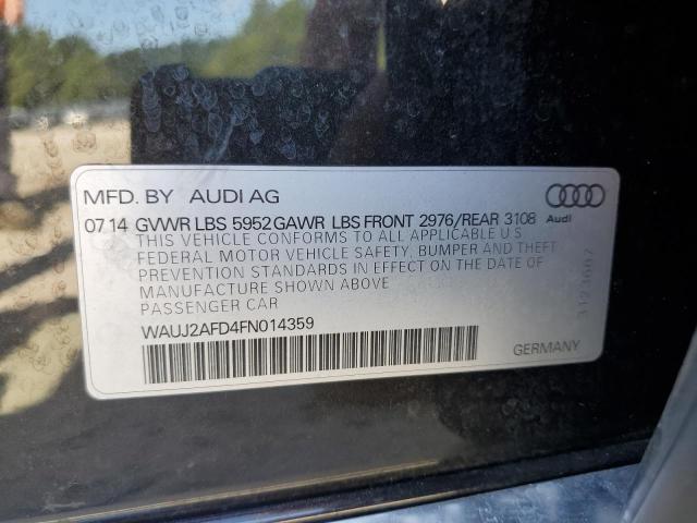 2015 AUDI A8 QUATTRO WAUJ2AFD4FN014359  68879084