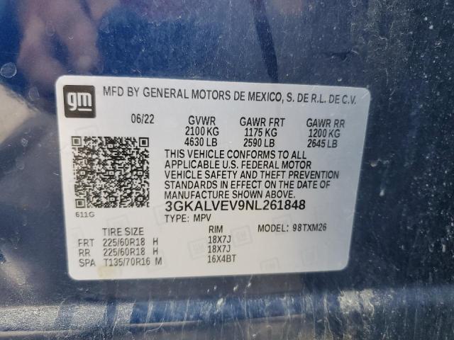 2022 GMC TERRAIN SL - 3GKALVEV9NL261848