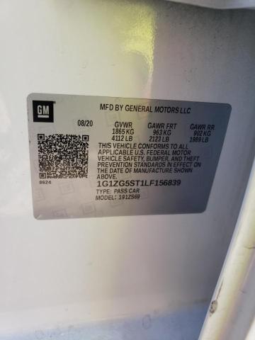 2020 CHEVROLET MALIBU RS - 1G1ZG5ST1LF156839