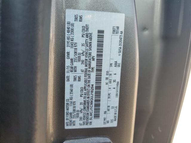 2016 LINCOLN MKC PREMIE - 5LMCJ1C99GUJ18294