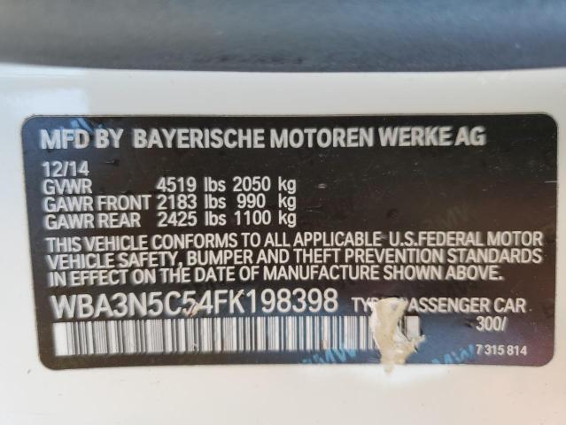 VIN WBA3N5C54FK198398 2015 BMW 4 Series, 428 XI no.12