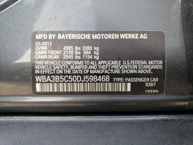 VIN WBA3B5C50DJ598468 2013 BMW 3 Series, 328 Xi Sulev no.12