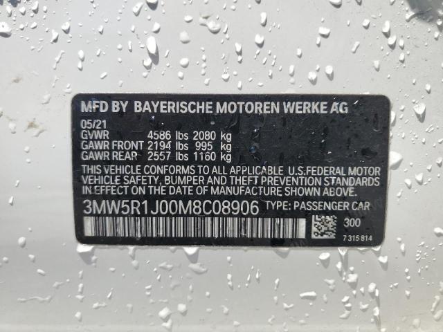 VIN 3MW5R1J00M8C08906 2021 BMW 3 Series, 330I no.13