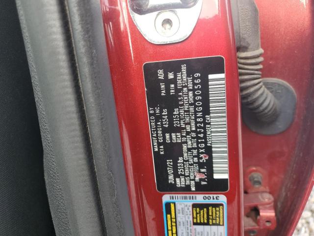 2022 KIA K5 LXS - 5XXG14J28NG090569