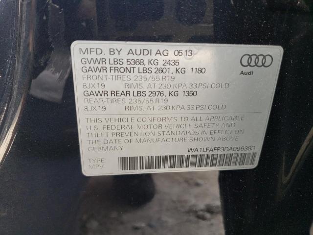 VIN WA1LFAFP3DA096383 2013 Audi Q5, Premium Plus no.13