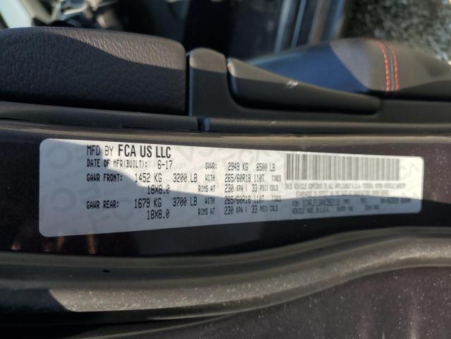 2017 JEEP GRAND CHER - 1C4RJFLGXHC952112