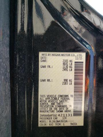 2016 NISSAN MAXIMA 3.5 - 1N4AA6AP5GC421131