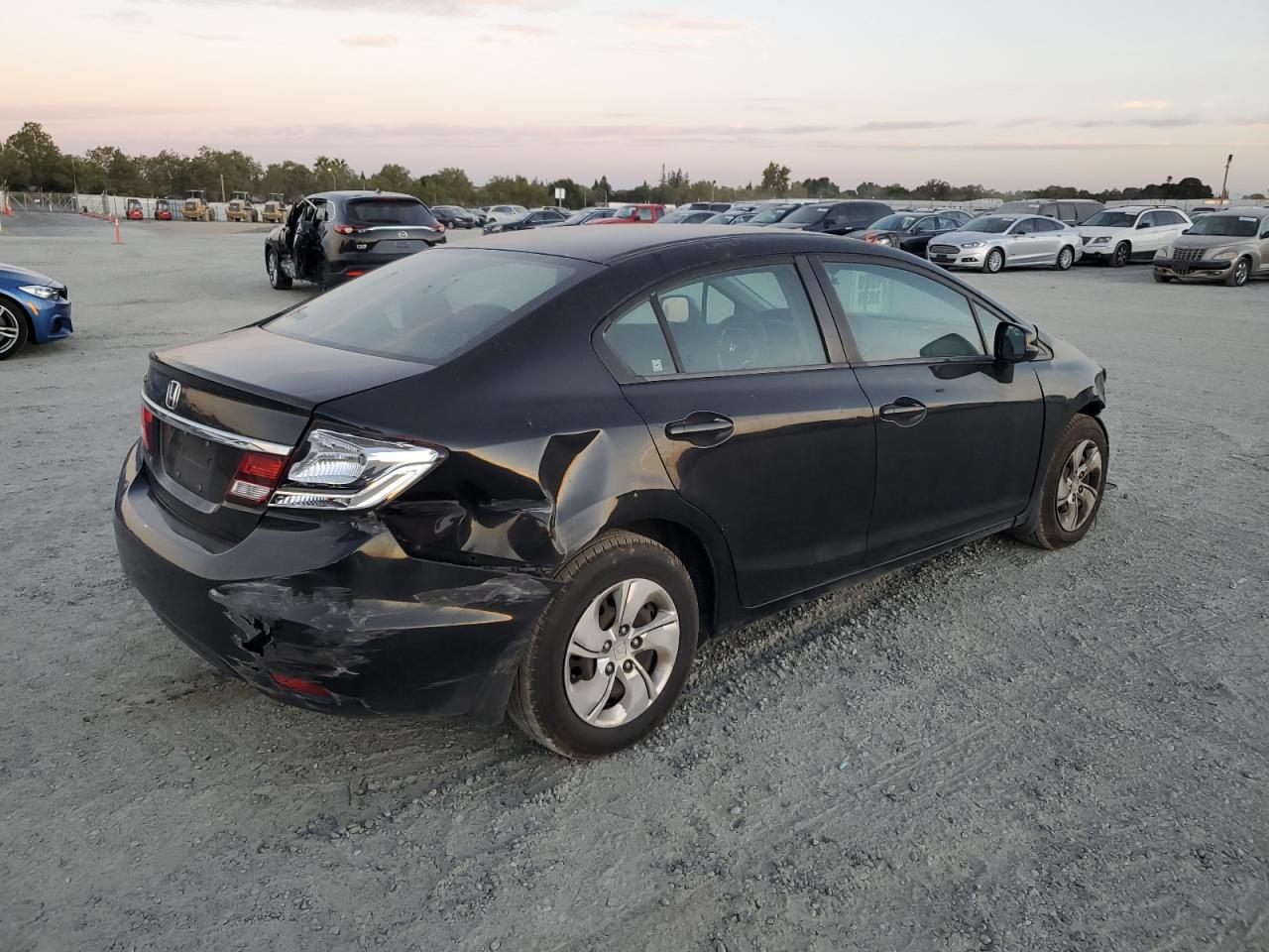 Lot #2989257801 2013 HONDA CIVIC LX