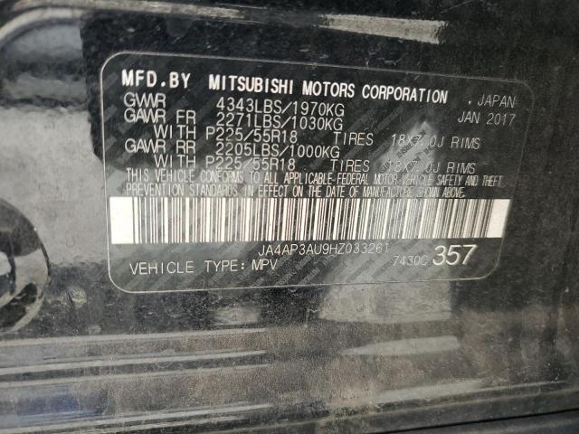 2017 MITSUBISHI OUTLANDER - JA4AP3AU9HZ033261