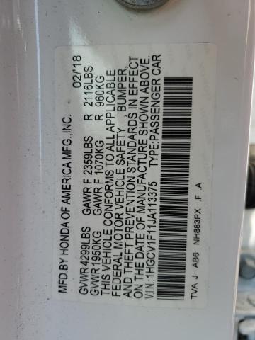 2018 HONDA ACCORD LX - 1HGCV1F11JA113375