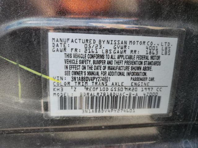 2023 NISSAN SENTRA SR - 3N1AB8DV4PY274601