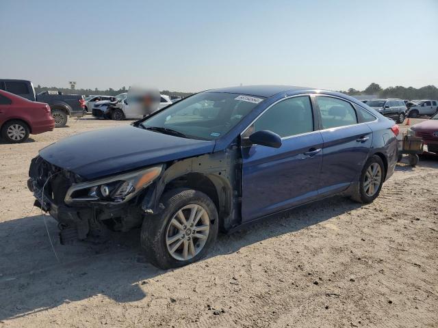 HYUNDAI SONATA SE 2017 blue  gas 5NPE24AF6HH440443 photo #1