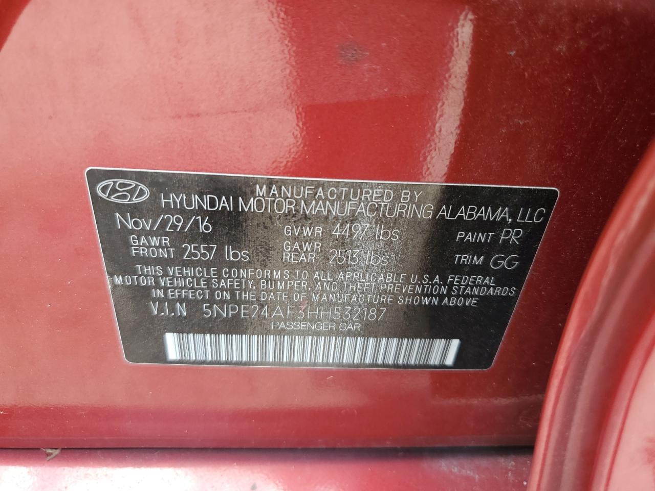 Hyundai Sonata se 2017
