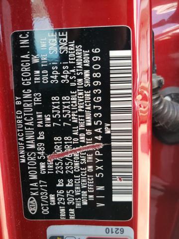2018 KIA SORENTO EX - 5XYPH4A53JG398096
