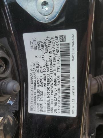2021 HONDA CIVIC SPOR - 2HGFC2F8XMH534829