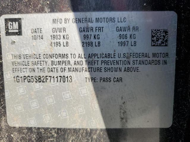 2015 CHEVROLET CRUZE LTZ - 1G1PG5SB2F7117013