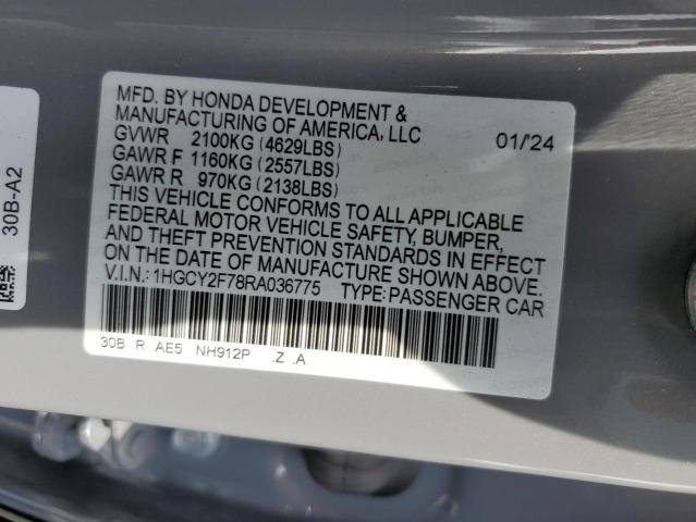 2024 HONDA ACCORD HYB - 1HGCY2F78RA036775