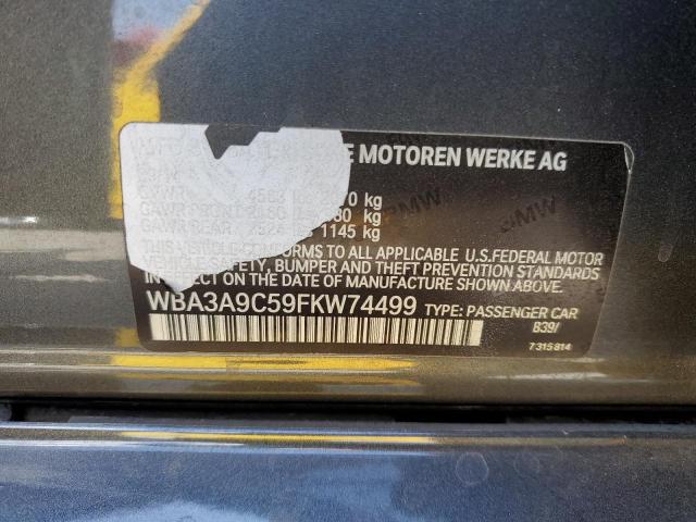 2015 BMW 335 I - WBA3A9C59FKW74499