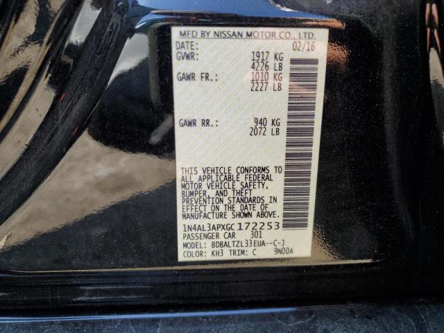 2016 NISSAN ALTIMA 2.5 - 1N4AL3APXGC172253
