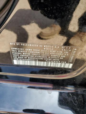 2016 VOLKSWAGEN JETTA S - 3VW167AJ4GM395713