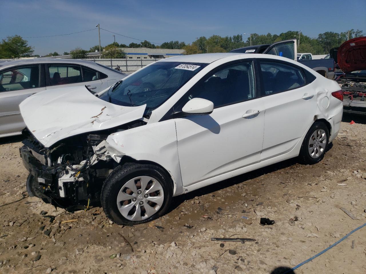 Lot #2886276662 2015 HYUNDAI ACCENT GLS