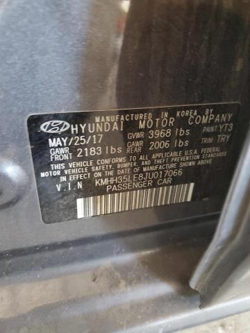 VIN KMHH35LE8JU017066 2018 Hyundai Elantra no.12