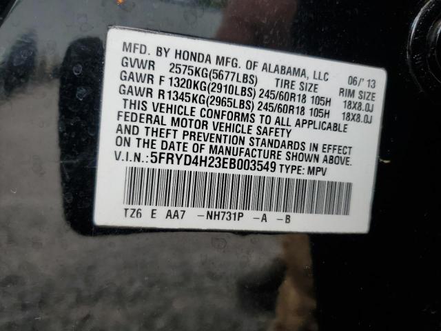 VIN 5FRYD4H23EB003549 2014 Acura MDX no.12