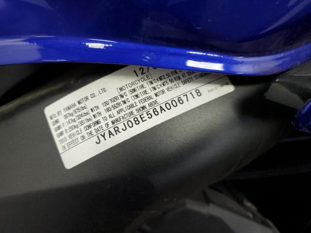 2006 YAMAHA 600 - JYARJ08E56A006718