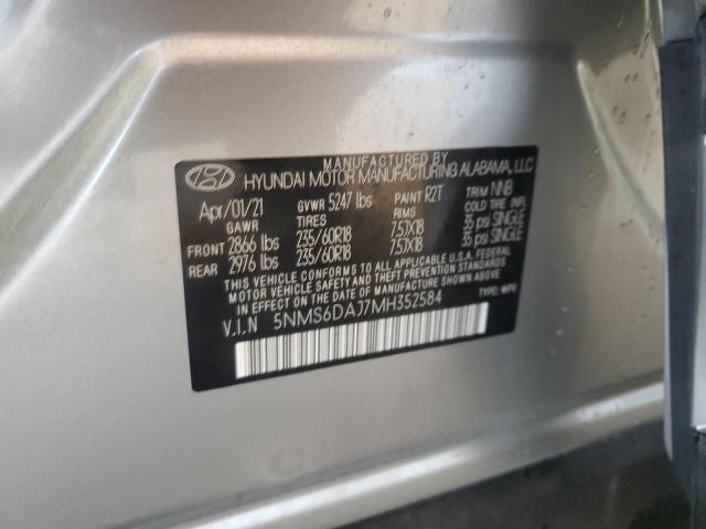 2021 HYUNDAI SANTA FE S - 5NMS6DAJ7MH352584
