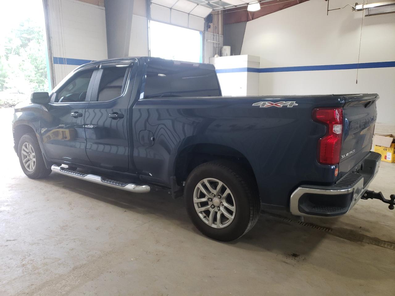 CHEVROLET SILVERADO 2019 blue  gas 1GCRYDED7KZ274216 photo #3