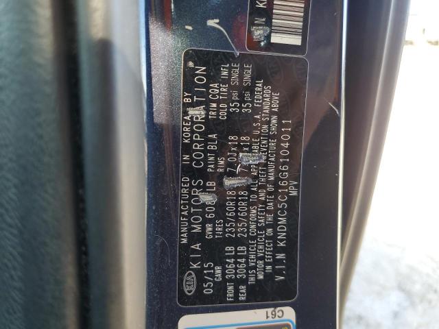 2016 KIA SEDONA EX - KNDMC5C16G6104011