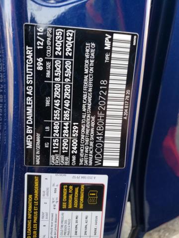 2017 MERCEDES-BENZ GLC COUPE WDC0J4KB0HF207218