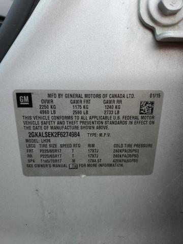 2015 GMC TERRAIN SL - 2GKALSEK2F6274984