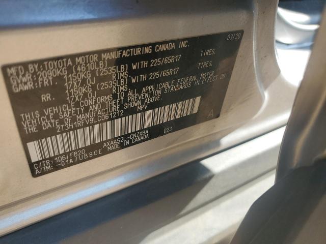 2020 TOYOTA RAV4 LE - 2T3H1RFV9LC061212