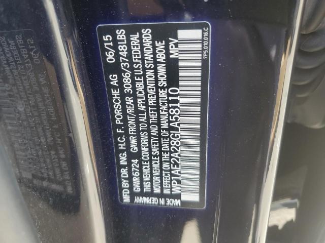 2016 PORSCHE CAYENNE SE - WP1AE2A28GLA58110