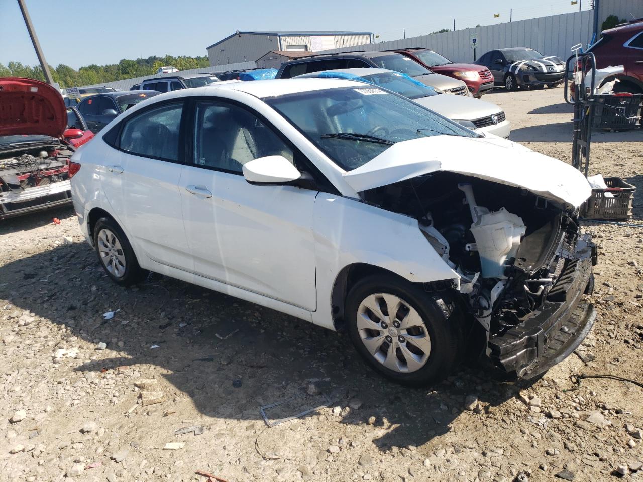 Lot #2886276662 2015 HYUNDAI ACCENT GLS