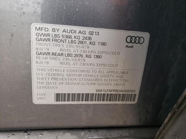 VIN WA1LFAFP8DA068059 2013 Audi Q5, Premium Plus no.14